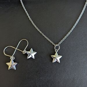 🌟Host Pick🌟 Star Necklace and Earrings Set